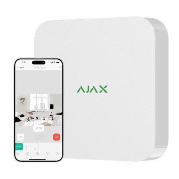 Ajax NVR (16ch) (8EU) white Відеореєстратор 99-00014688 фото