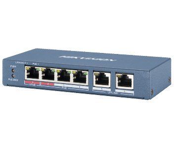 Hikvision DS-3E0106HP-E POE Комутатор 4 порти некерований 99-00004415 фото