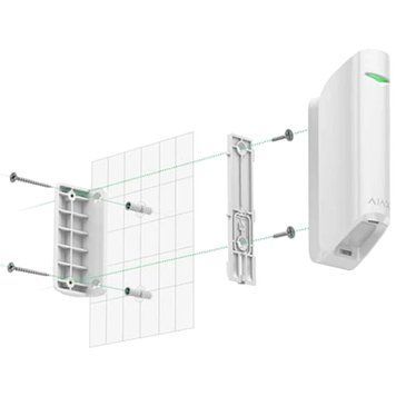 Ajax Smartbracket MotionProtect Curtain white Кріпильна панель 99-00004950 фото