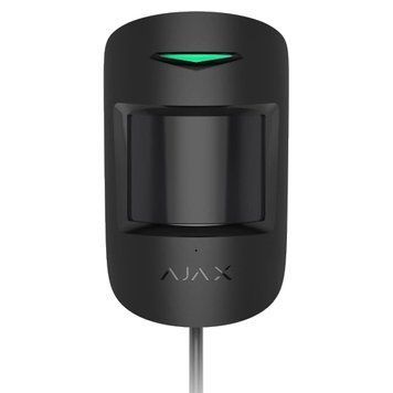 Дротовий сповіщувач руху та розбиття скла Ajax Superior CombiProtect black Fibra 99-00011035 фото