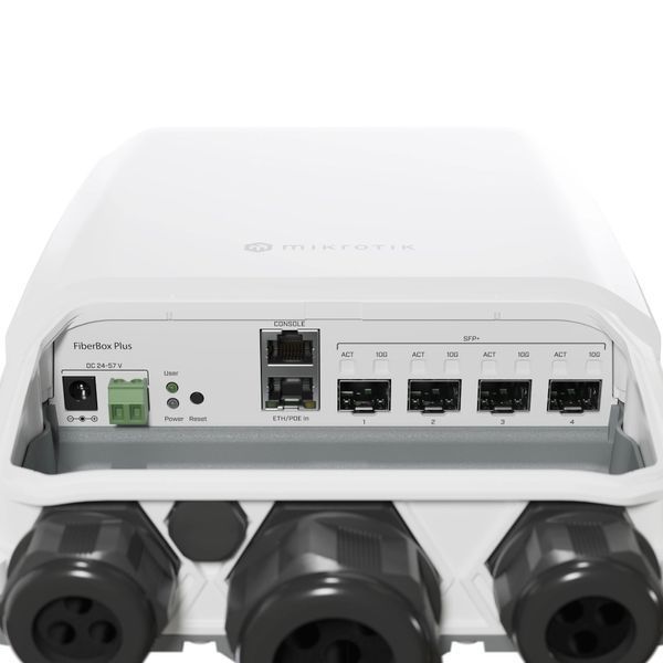 Mikrotik FiberBox Plus (CRS305-1G-4S+OUT) Комутатор 4 порти керований 99-00014012 фото
