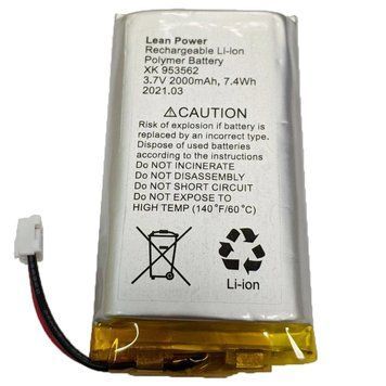 Ajax Hub, Hub Plus, Hub 2, Rex 3,7V 2000mAh 7.4Wh (XK-953562) Акумулятор двопіновий 99-00008598 фото