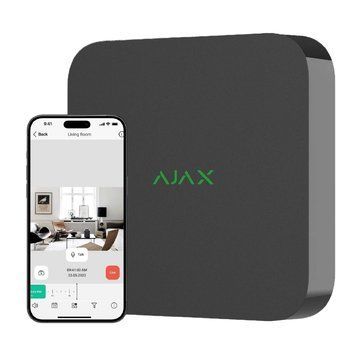 Ajax NVR (16ch) (8EU) black Відеореєстратор 99-00014687 фото