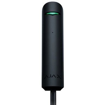 Дротовий оповіщувач розбиття скла Ajax Superior GlassProtect black Fibra 99-00011037 фото